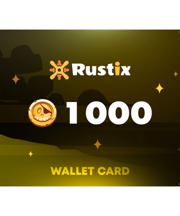 Rustix.io 10 USD Wallet Card Code Key GLOBAL